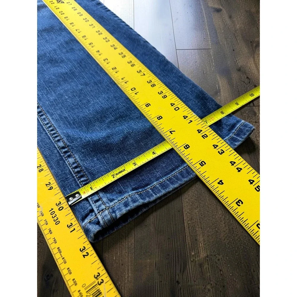 Cinch Silver Label Jeans Men 32x34 Blue Wide Leg Relaxed Fit Western Cowboy